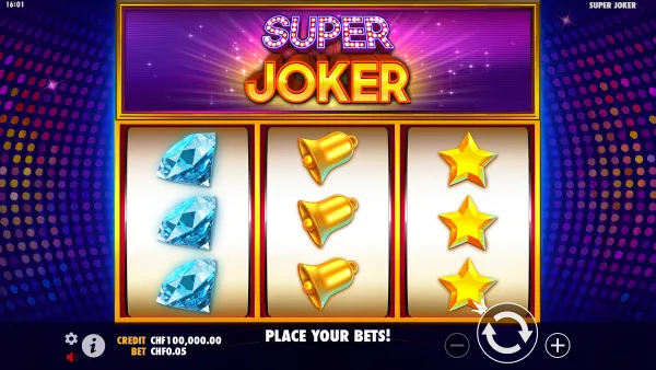 Super Joker gameplay 1 - swiss4win.ch