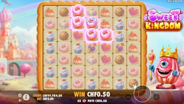 Sweet Kingdom gameplay 2 - swiss4win.ch