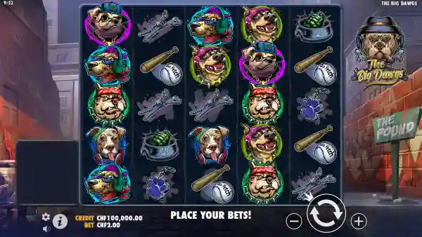 The Big Dawgs gameplay 1 - swiss4win.ch