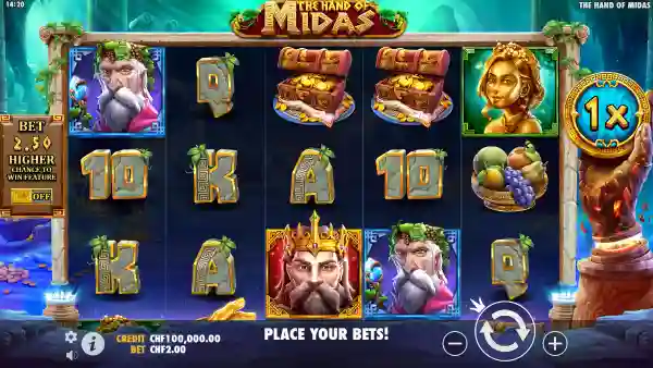 The Hand of Midas gameplay 1 - swiss4win.ch
