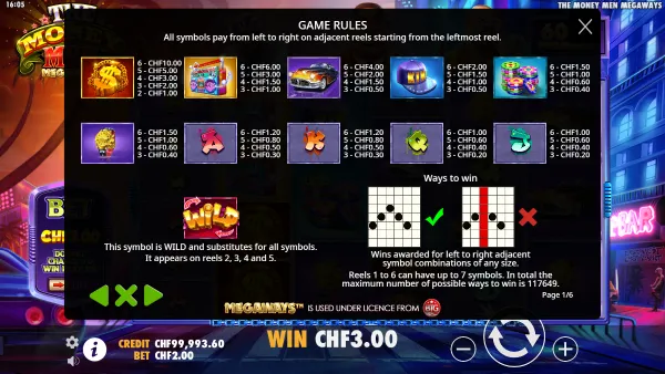 The Money Men Megaways gameplay 3 - swiss4win.ch