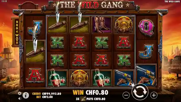 The Wild Gang gameplay 2 - swiss4win.ch