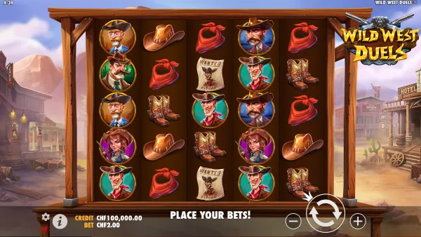 Wild West Duels gameplay 1 - swiss4win.ch