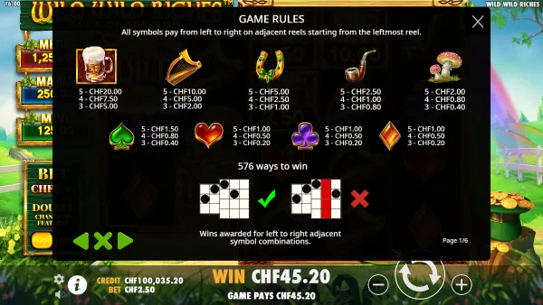 Wild Wild Riches gameplay 3 - swiss4win.ch