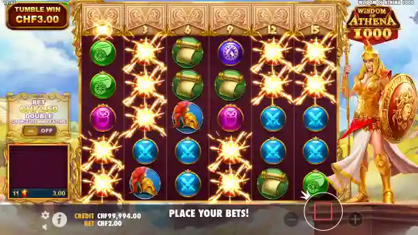 Wisdom of Athena 1000 gameplay 2 - swiss4win.ch