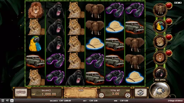 2 Kings of Africa gameplay 1 - swiss4win.ch