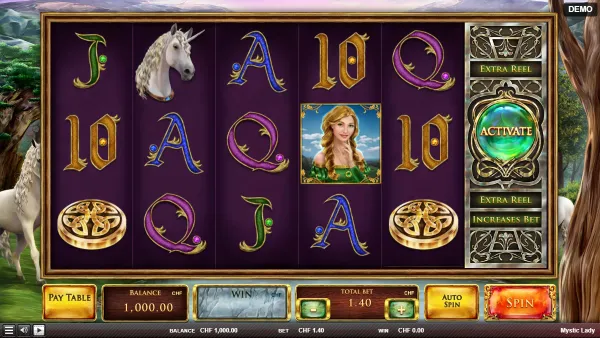 Mystic Lady gameplay 1 - swiss4win.ch