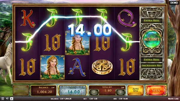 Mystic Lady gameplay 2 - swiss4win.ch