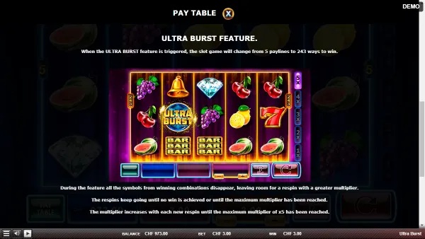Ultra Burst gameplay 3 - swiss4win.ch