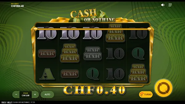 Cash or Nothing gameplay 2 - swiss4win.ch