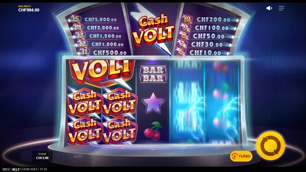 Cash Volt gameplay 2 - swiss4win.ch