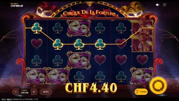 Cirque de la Fortune gameplay 2 - swiss4win.ch