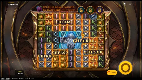 Dragon's Clusterbuster gameplay 2 - swiss4win.ch