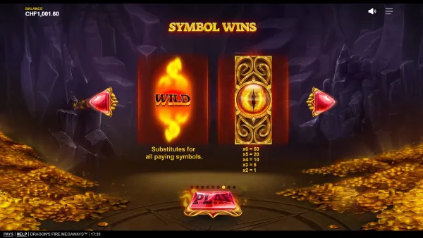 Dragon's Fire Megaways gameplay 3 - swiss4win.ch