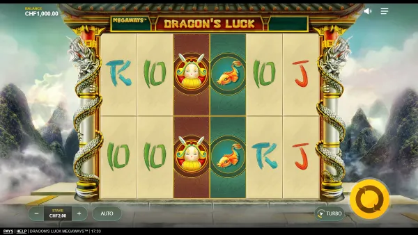 Dragon's Luck Megaways gameplay 1 - swiss4win.ch