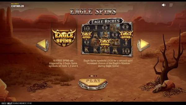 Eagle Riches gameplay 3 - swiss4win.ch