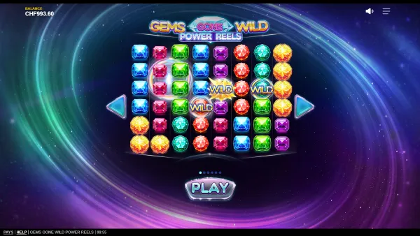 Gems Gone Wild Power Reels gameplay 3 - swiss4win.ch