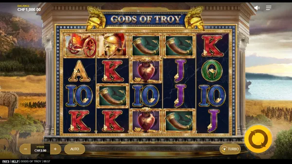 Gods of Troy gameplay 1 - swiss4win.ch
