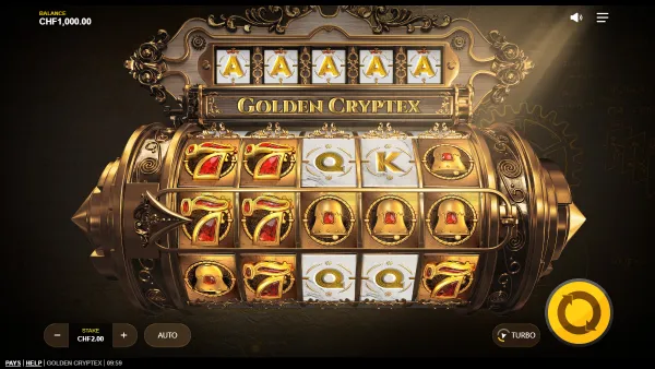 Golden Cryptex gameplay 1 - swiss4win.ch