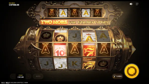 Golden Cryptex gameplay 2 - swiss4win.ch