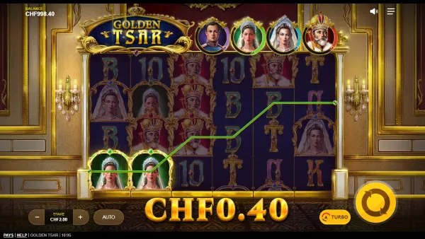Golden Tsar gameplay 2 - swiss4win.ch