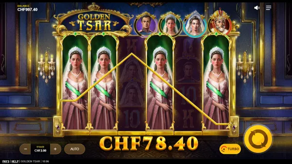 Golden Tsar gameplay 3 - swiss4win.ch
