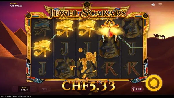 Jewel Scarabs gameplay 2 - swiss4win.ch