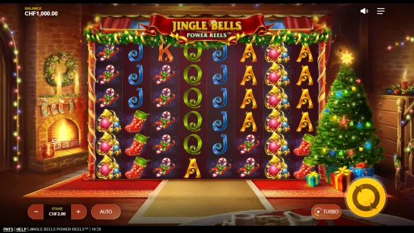 Jingle Bells Power Reels gameplay 1 - swiss4win.ch