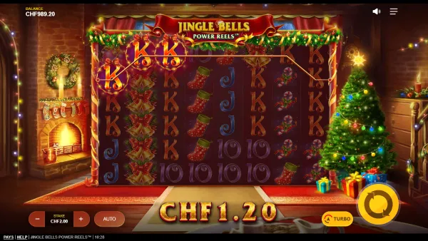 Jingle Bells Power Reels gameplay 2 - swiss4win.ch