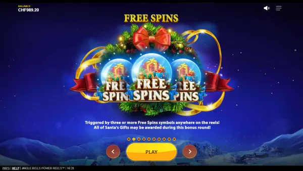 Jingle Bells Power Reels gameplay 3 - swiss4win.ch