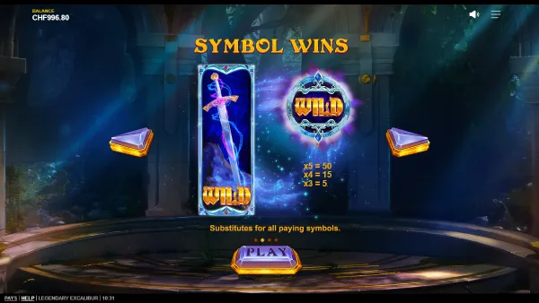 Legendary Excalibur gameplay 3 - swiss4win.ch