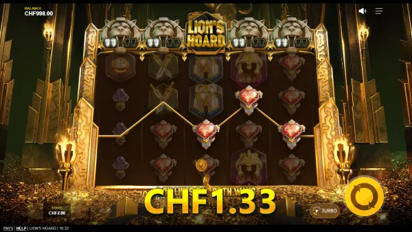 Lion's Hoard gameplay 2 - swiss4win.ch
