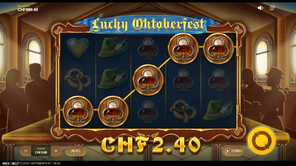 Lucky Oktoberfest gameplay 2 - swiss4win.ch