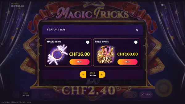 Magic Tricks gameplay 3 - swiss4win.ch