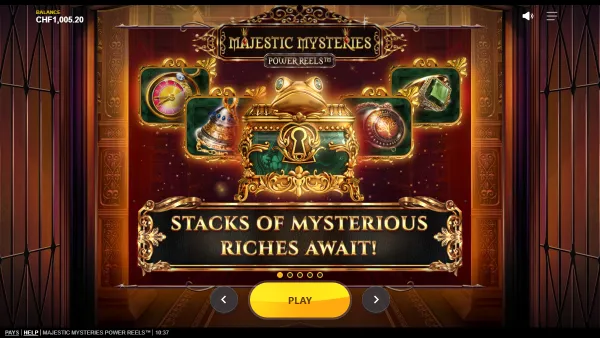 Majestic Mysteries Power Reels gameplay 3 - swiss4win.ch