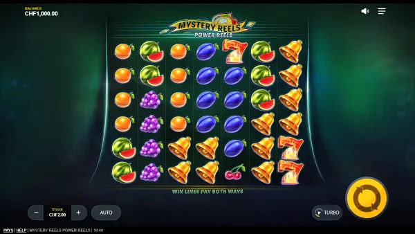 Mystery Reels Power Reels gameplay 1 - swiss4win.ch