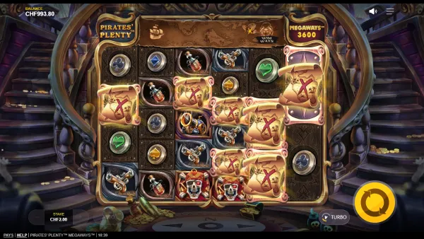 Pirates' Plenty Megaways gameplay 2 - swiss4win.ch