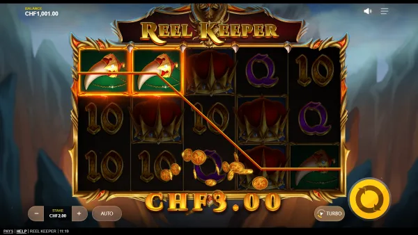 Reel Keeper gameplay 2 - swiss4win.ch