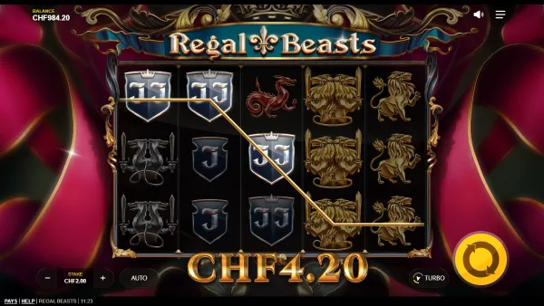 Regal Beasts gameplay 2 - swiss4win.ch