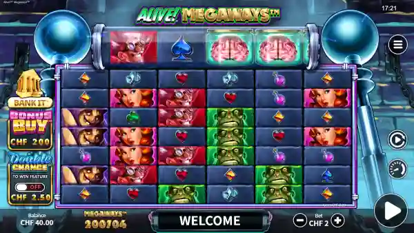 Alive Megaways! gameplay 1 - swiss4win.ch