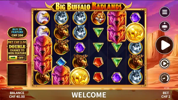 Big Buffalo Badlands gameplay 1 - swiss4win.ch