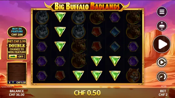 Big Buffalo Badlands gameplay 2 - swiss4win.ch