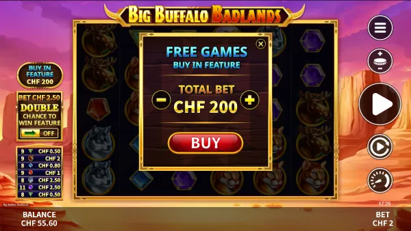 Big Buffalo Badlands gameplay 3 - swiss4win.ch