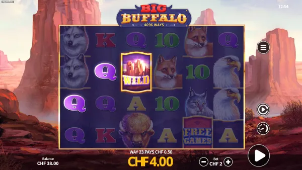 Big Buffalo gameplay 2 - swiss4win.ch