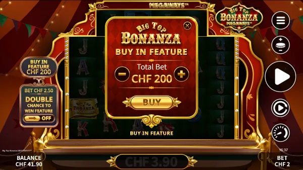 Big Top Bonanza Megaways gameplay 3 - swiss4win.ch