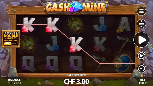 Cash Mine gameplay 2 - swiss4win.ch