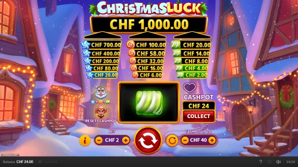 Christmas Luck gameplay 2 - swiss4win.ch