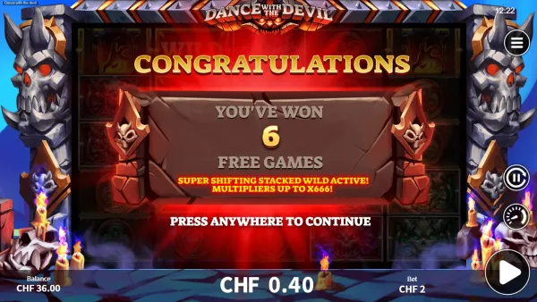 Dance with the Devil gameplay 3 - swiss4win.ch