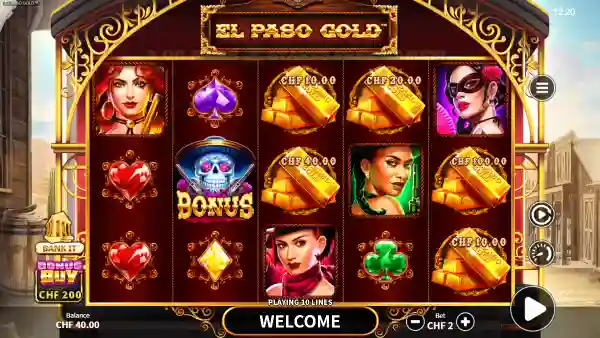 El Paso Gold gameplay 1 - swiss4win.ch