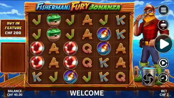 Fisherman's Fury Bonanza gameplay 1 - swiss4win.ch